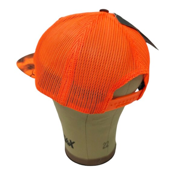 Kryptek Hunter Orange Black Mesh Snapback Cap Trucker Hat Duck Richardson NEW - Picture 14 of 14